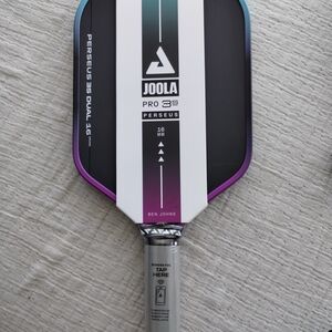 JOOLA Perseus Pro 3S Pickleball Paddle - Black and White
